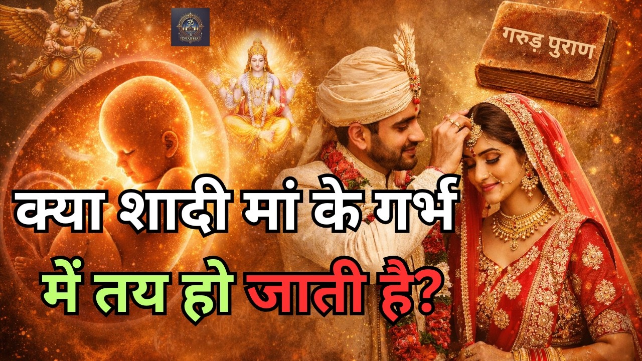 गरुड़ पुराण का रहस्य: क्या शादी मां के गर्भ में तय हो जाती है? | पति-पत्नी का कर्मिक सच