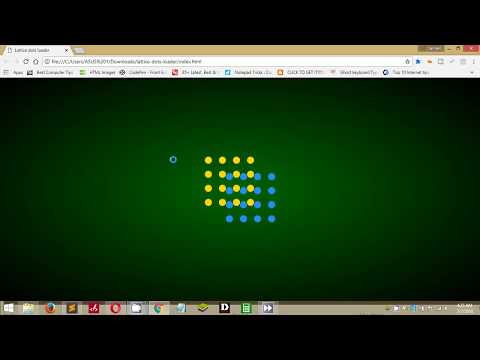 [CSS tutorial] lattice dot loading animation usng HTML and CSS