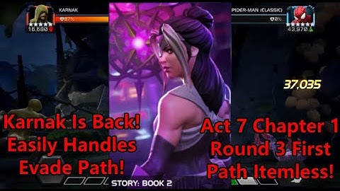 Act 7.1.3 My First Path! Evade Path Itemless With 5 Stars | Marvel Contest Of Champions