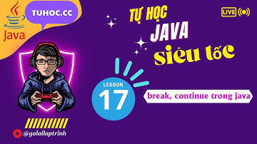 17.  break, continue trong java - giải thích chi tiết dễ hiểu cho người mới