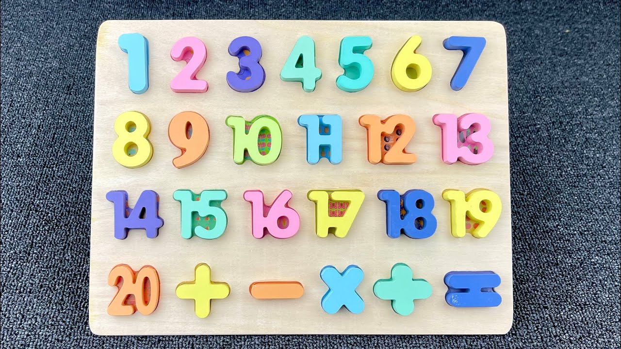 Best Learning Numbers, Shapes & Counting 1 - 10 | Preschool Toddler ...