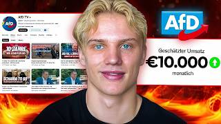 Dieser YouTube Kanal verdient 10.000€ pro Monat mit AFD Videos (OHNE GESICHT)