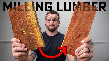 How To Mill Lumber With (& Without) a Jointer
