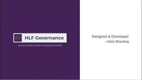 HLFGovernance | Deploy Hyperledger Fabric network on Kubernetes in easy and secure way