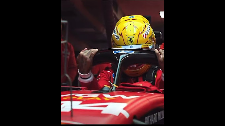 I PRIMI GIRI DI LEWIS HAMILTON CON FERRARI #hamilton #ferrari #f1