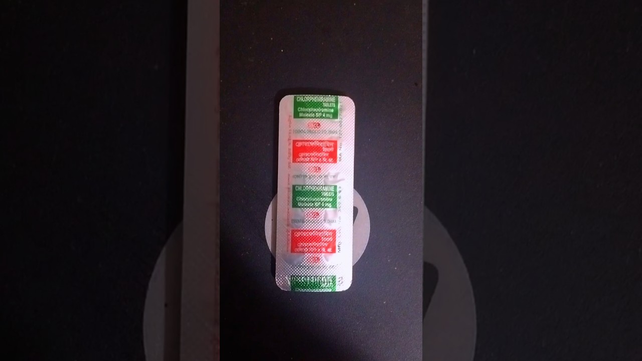 Indication of Chlorpheniramine 