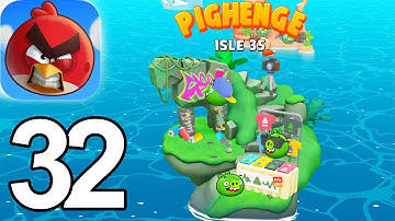 Angry Birds Bounce - PIGHENGE Isle 35 Gameplay Walkthrough Video Part 32 (iOS)