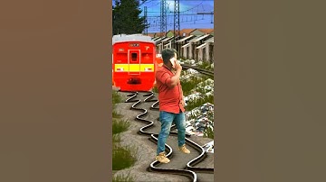 15 February 2021 New trend Train funny VFX Video ||  Trending kinemaster video | kine master editing