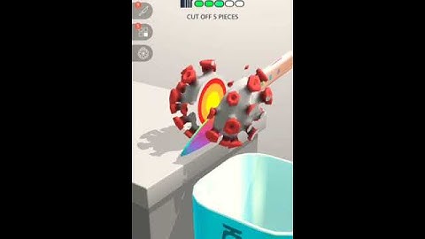 ASMR Slicing all levels gameplay game android IOS #shorts