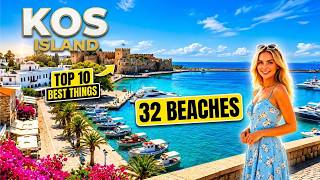 TOP 10 BEST THINGS TO DO IN KOS ISLAND GREECE | 50°C Extreme Mediterranean Summer Travel Guide