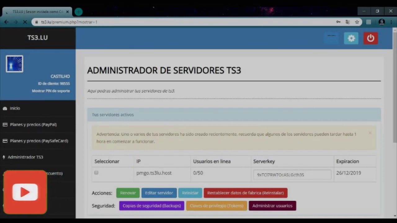 How to make a free TeamSpeak server for life with a control panel for ...