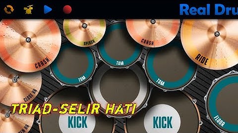 TRIAD-Selir Hati[Real Drum Cover.