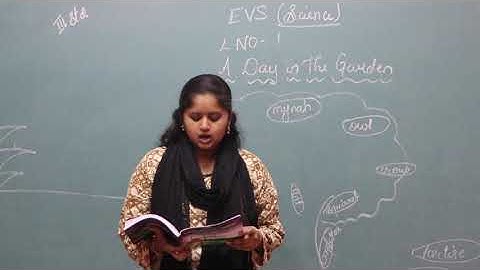 III Std EVS - Video 01- A Day in the Garden - Lesson   1