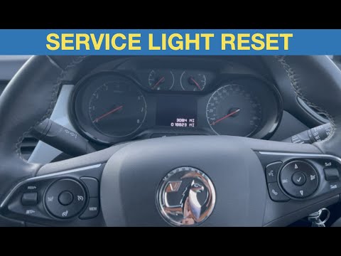 Vauxhall - Opel Crossland X Service Light Reset 2022