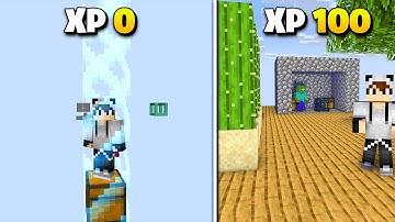 Minecraft One block SkyBlock , But Your XP = Border Size... (Part 3)