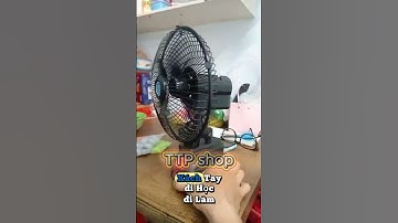 Quạt sử dụng Pin 10 Cell  #ttpshop92h1#review
