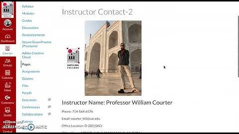 Geography 100 online Canvas introduction