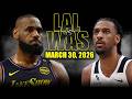 Los Angeles Lakers vs Washington Wizards Full Game Highlights – March 30, 2026 | NBA Season