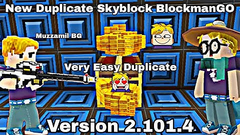 New BlockmanGo Skyblock Duplicate Glitch || 100% Working 💯 Version 2.101.4 || #skyblockduplication