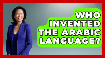 Who Invented The Arabic Language? - The Language Library