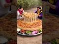 Tinny Punjabi women cooking a giant(मूली पराठा) || #shorts #viral #trending #radish #ytshorts