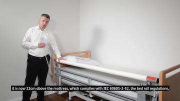 VENDLET V5S Patient Turning System: Integral Siderails