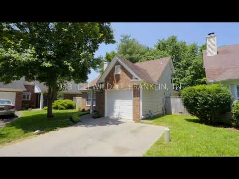 913 Idlewild Ct, Franklin, TN home video tour