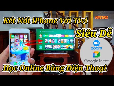 Video Chia Sẻ Cách Kết Nối iPhone Với Tivi Để Học Online Với... - youtube
