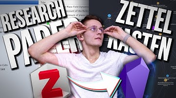 Zettelkasten workflow for research papers | Zotero & Obsidian link