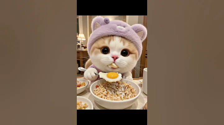 Video 10685681: cat kitten cute funny, cute kitten eating, adorable kitten, meow