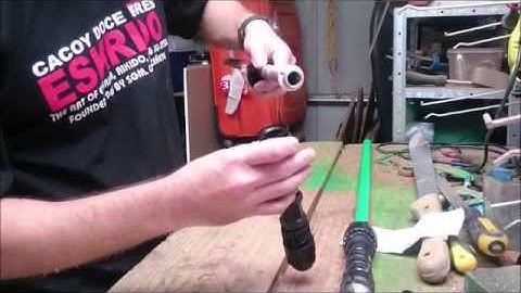How to make a quick, cheap toy Lightsaber Episode 3