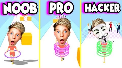 Noob VS Pro VS Hacker in HULA HOOP!! Prezley
