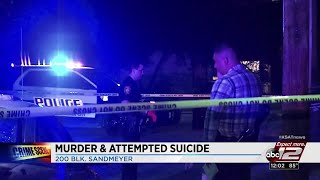Neighbors report arguing before murder-suicide attempt; suspected shooter survives: SAPD
