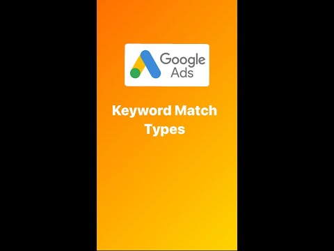 HOW TO CHOOSE YOUR KEYWORD MATCH TYPE ? l GOOGLE ADS l WHAT'S THE PLAN DIGITAL MARKETING