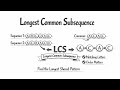 Longest Common Subsequence (LCS)
