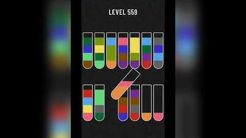 Water sort puzzle level 559