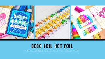 How To Use Therm O Web Deco Foil HOT Foils