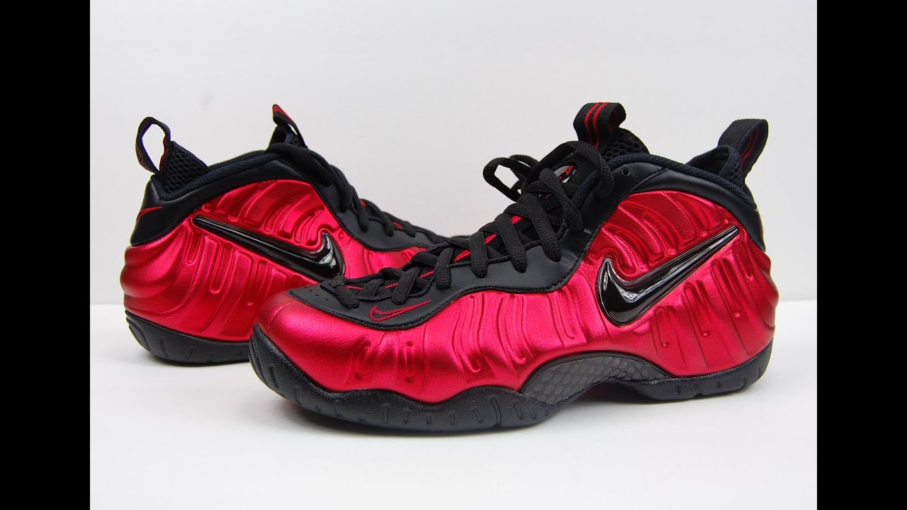 nike air foamposite pro red