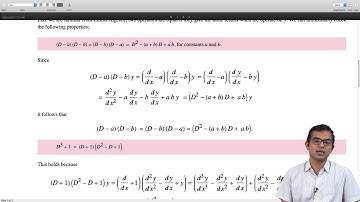 mod05lec65 - 2nd order Homogeneous linear equations with constant coefficients