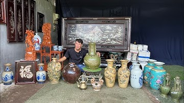 Đồ xưa cũ Thanh Bình (0939 442212) chào bán 7/9 Gốm các loại, Tranh khảm ốc, Ấm Đồng Châu Âu