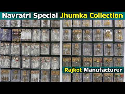 Jhumka & Earrings Factory in Rajkot | Gold Polish, Oxidised, Baliyan & Latest Navratri Designs