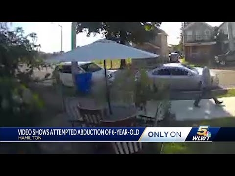 Video shows attempted abduction of 6-year-old in front of her home in Hamilton