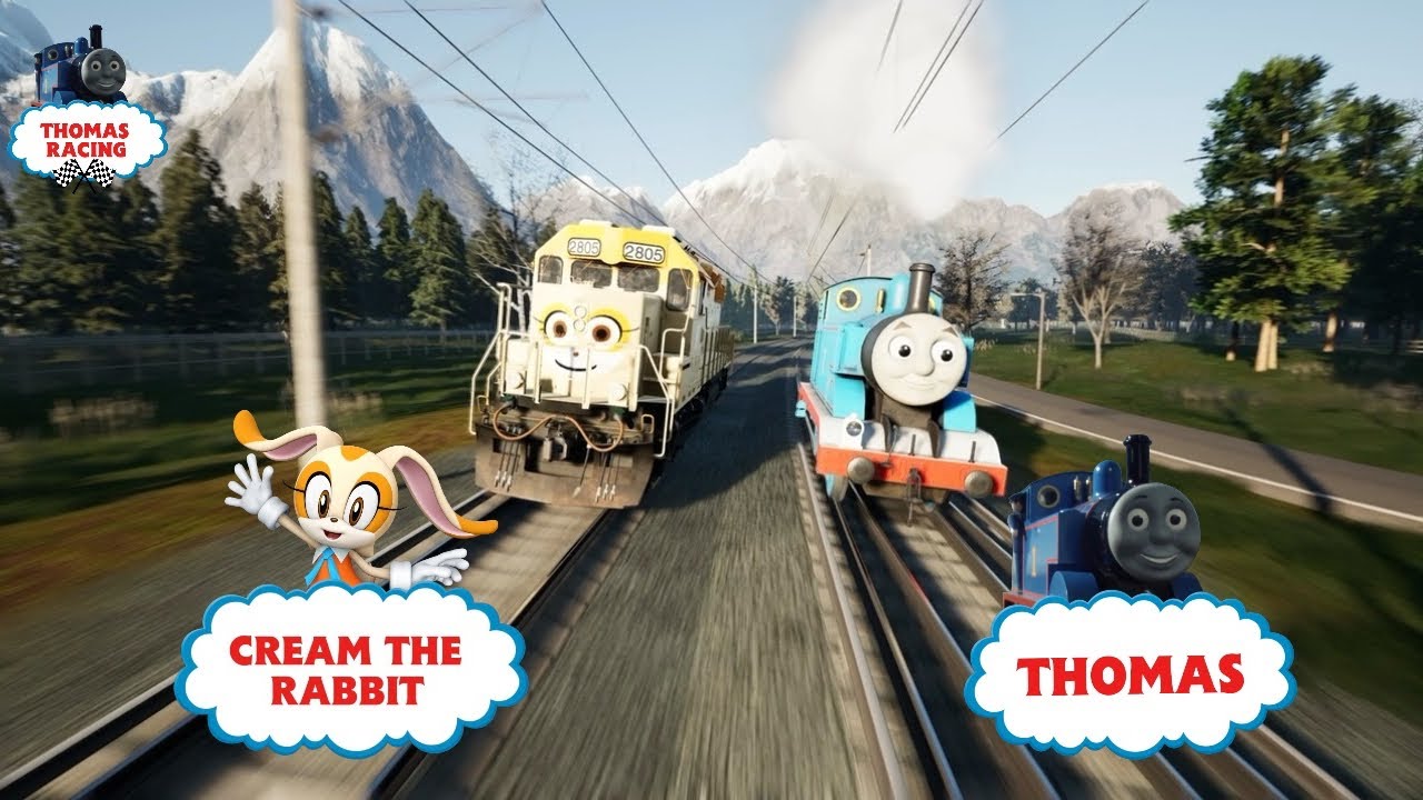 Thomas Racing against Cream (First Video of 2026) - YouTube