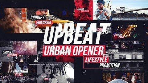 After Effects Template: Upbeat Dynamic Urban Opener