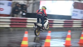 JUPITER MX TONK SONIC BIKIN KEJUTAN DI BALAP MOTOR STREET RACE BSD