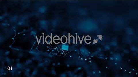 Blue Digital Electronic Circuit Board Animations Pack