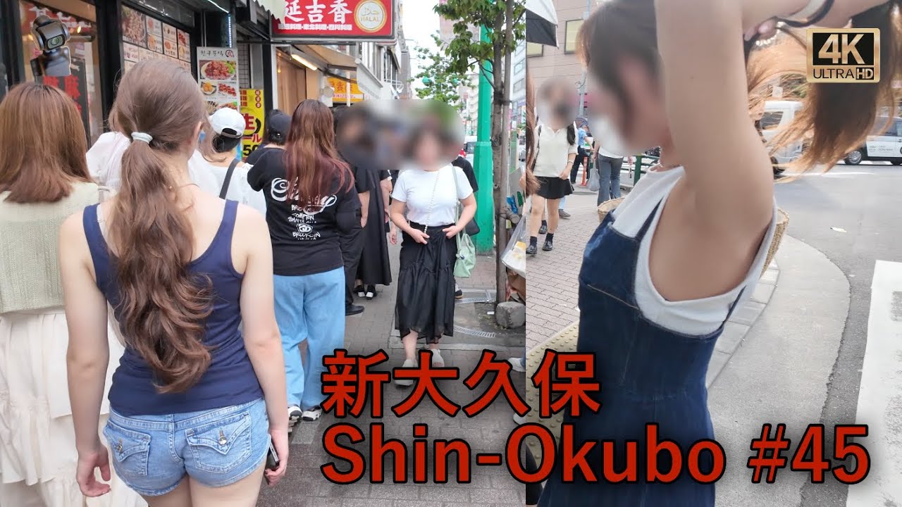 【4K Tokyo walk】新大久保 Shin-Okubo #45 東京散歩