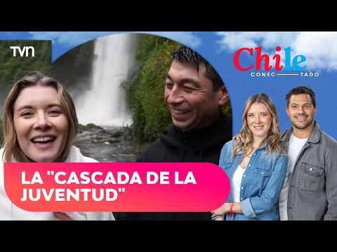 Carla Jara llegó a Dalcahue para conocer la mítica cascada de la eterna juventud | Chile Conectado