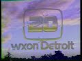 Wxon ch 20 detroit  signon from 1981