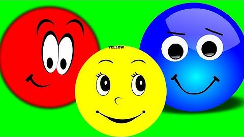 "Red Circle, Blue Circle, Yellow Circle" Learn Primary Colours | Colour Song Circle | Learn Colours